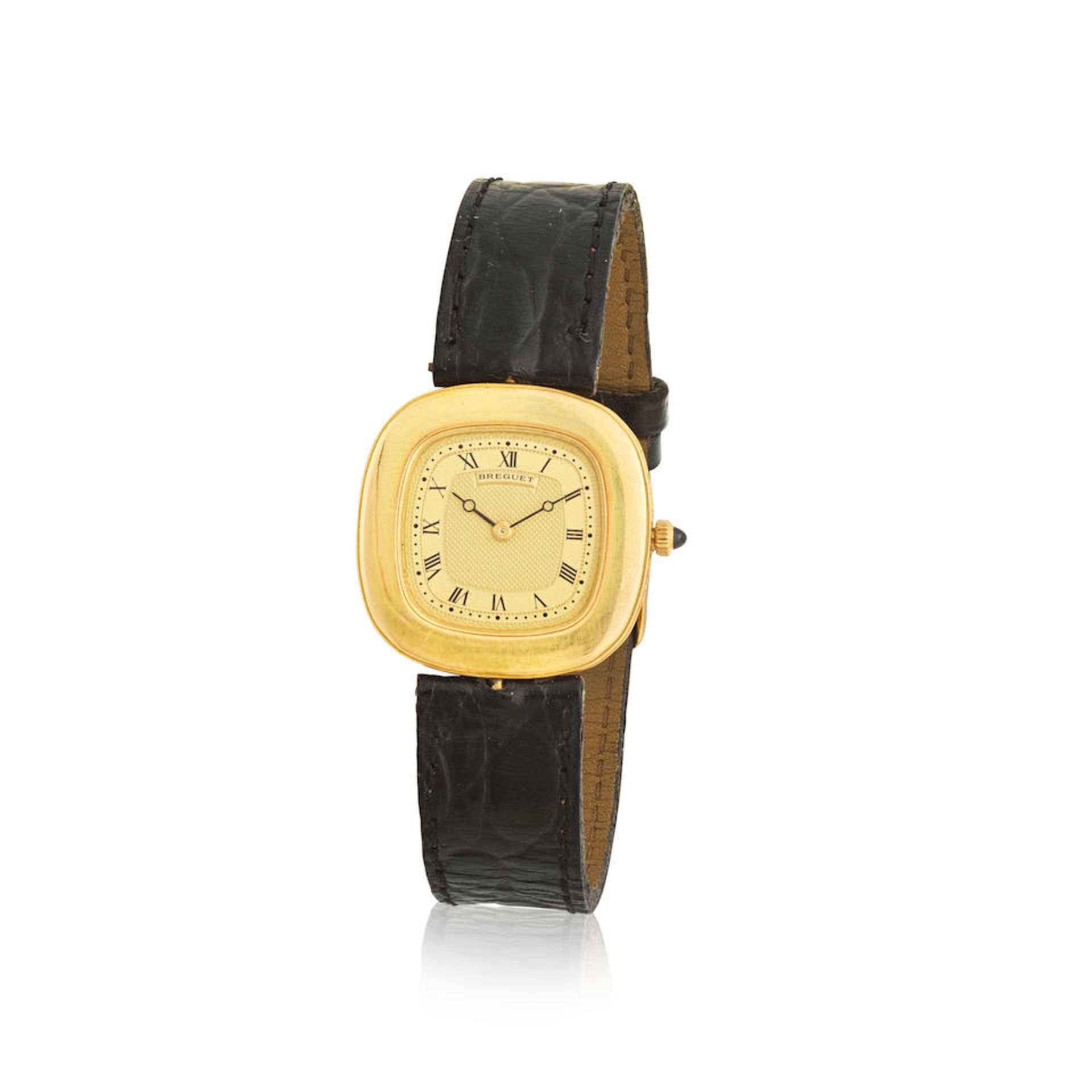 Breguet. A fine and rare 18K gold manual wind wristwatch Breguet. Belle et rare montre bracelet ...