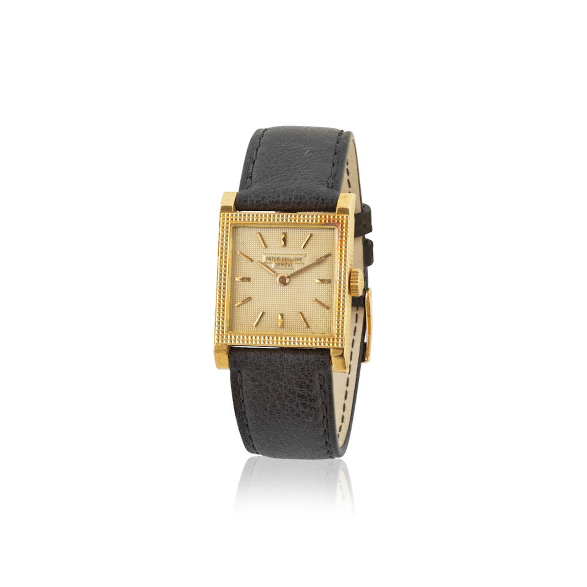 Patek Philippe. A fine 18K gold manual wind wristwatch Patek Philippe. Belle montre bracelet en ...