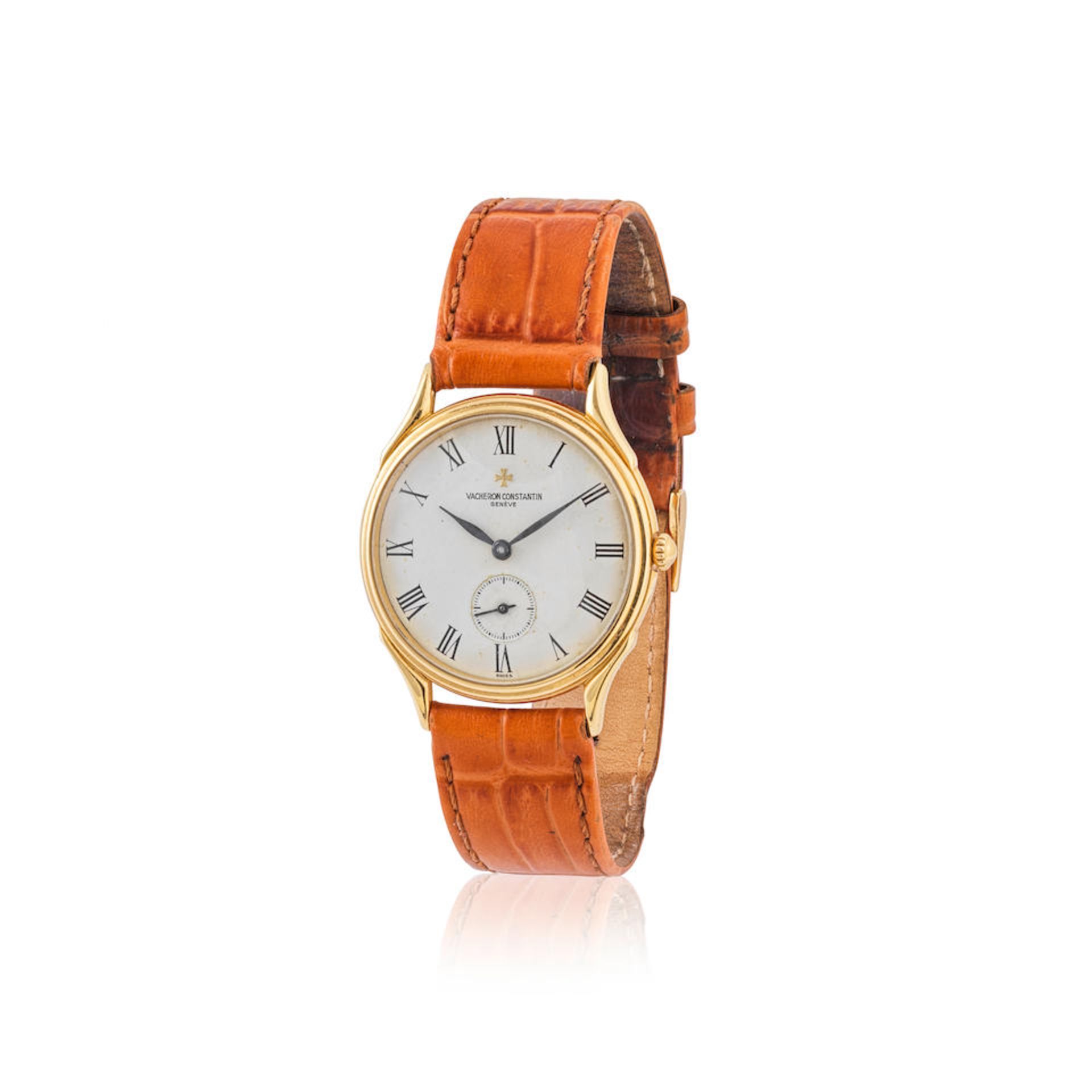 Vacheron Constantin. A fine 18K gold manual wind wristwatch Vacheron Constantin. Belle montre br...