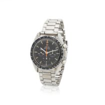 Omega. A rare and unusual stainless steel manual wind chronograph bracelet watch Omega. Rare chr...