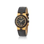 Bulgari. A fine 18K rose gold and titanium automatic calendar wristwatch Bulgari. Belle montre b...