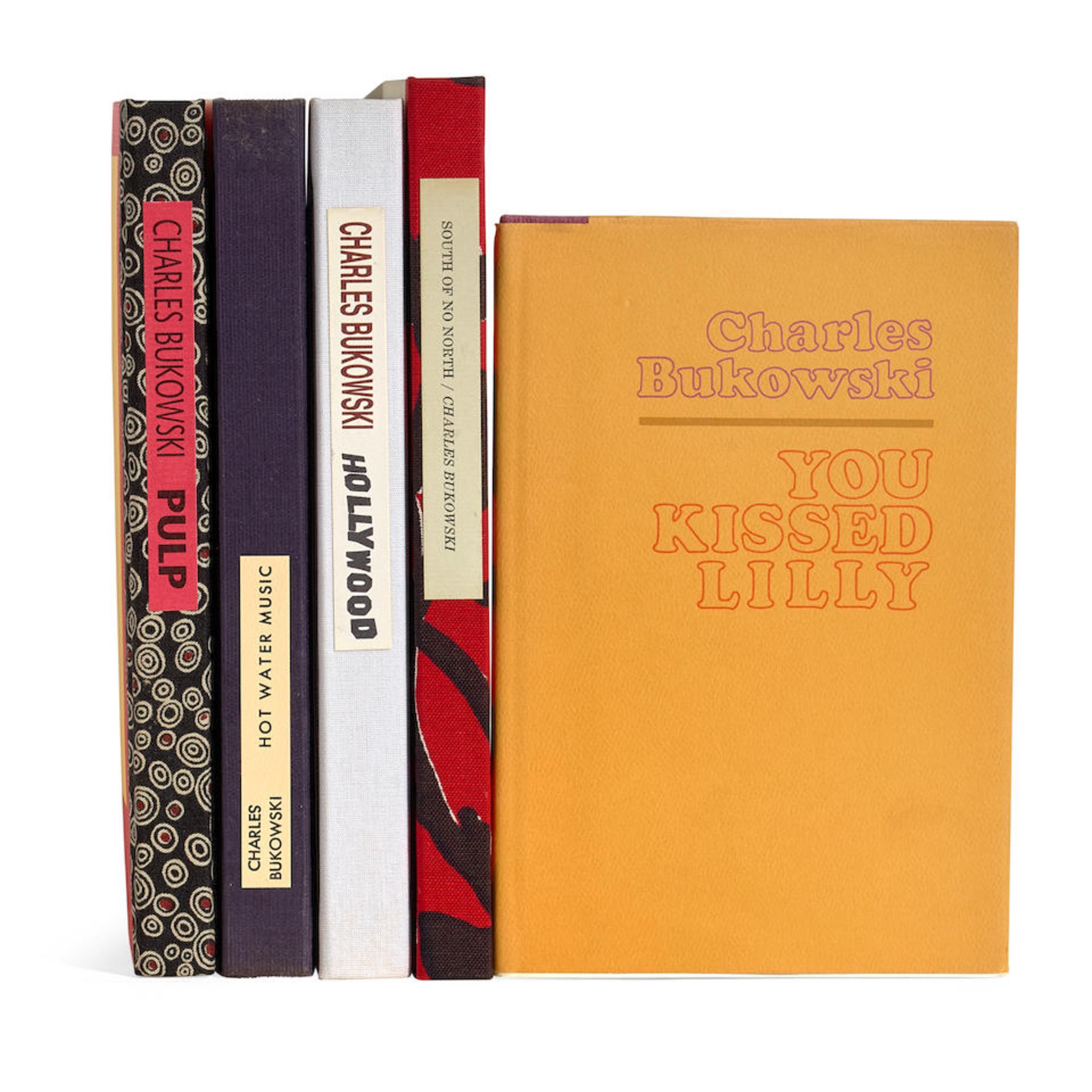 BUKOWSKI, CHARLES. 1920-1994. 5 volumes, each signed & limited: