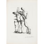 ZADKINE ILLUSTRATED APOLLINAIRE. APOLLINAIRE, GUILLAUME. 1880-1918; and OSSIP ZADKINE, illustrat...