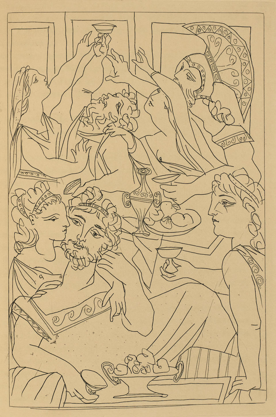 PICASSO'S LYSISTRATA. ARISTOPHANES. C.546-C.386 B.C.E.; and PABLO PICASSO. 1881-1973. Lysistrata... - Image 2 of 3