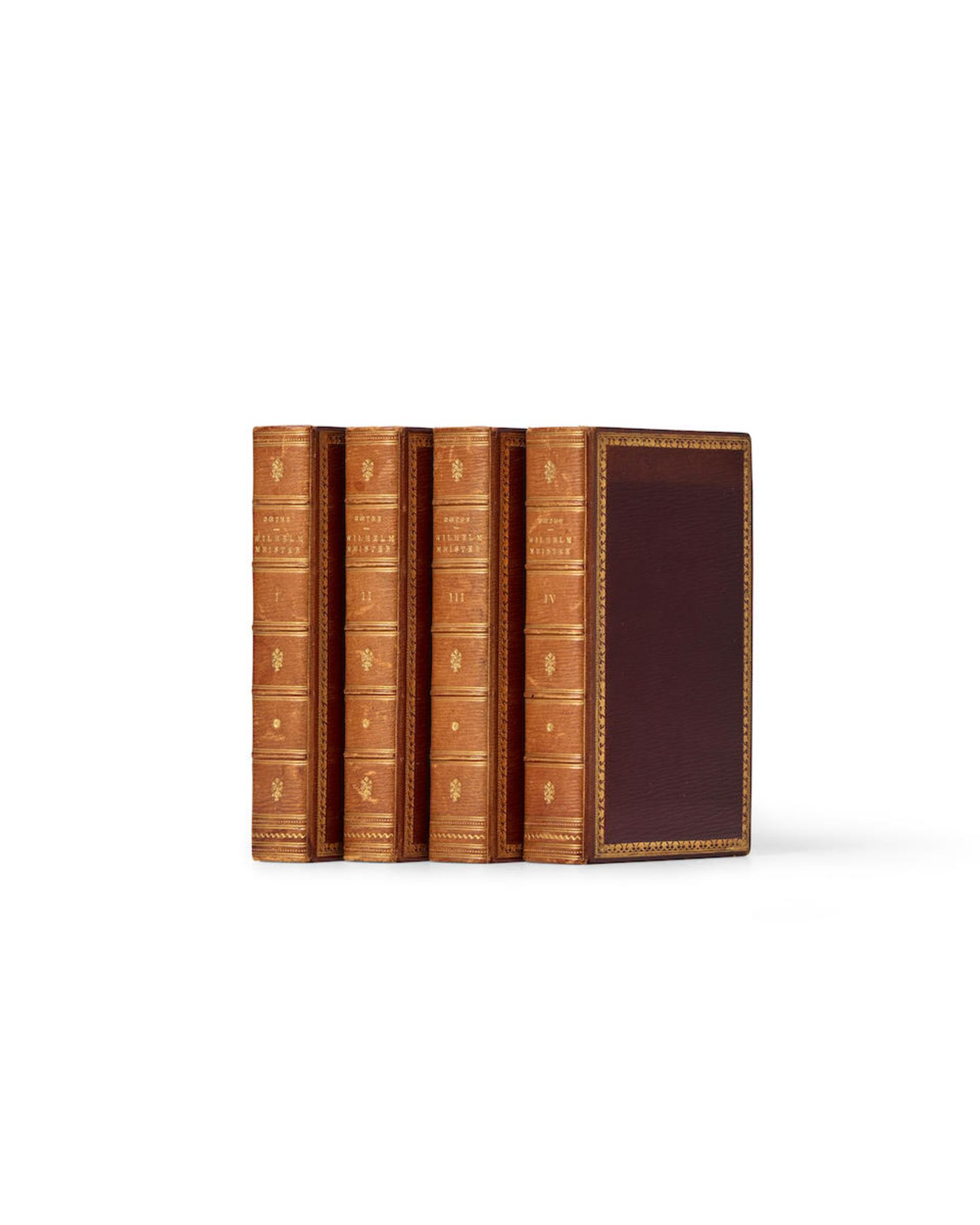 GOETHE'S SECOND NOVEL. GOETHE, JOHANN WOLFGANG VON. 1749-1832. Wilhelm Meisters Lehrjahre. Ein ...