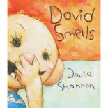 A DAVID SHANNON COVER DESIGN FOR DAVID SMELLS! SHANNON, DAVID. B.1959. David Smells! Graphite an...