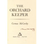 SIGNED FIRST EDITION FROM THE COLLECTION OF ANNIE DELISLE. MCCARTHY, CORMAC. 1933-2023. The Orch...