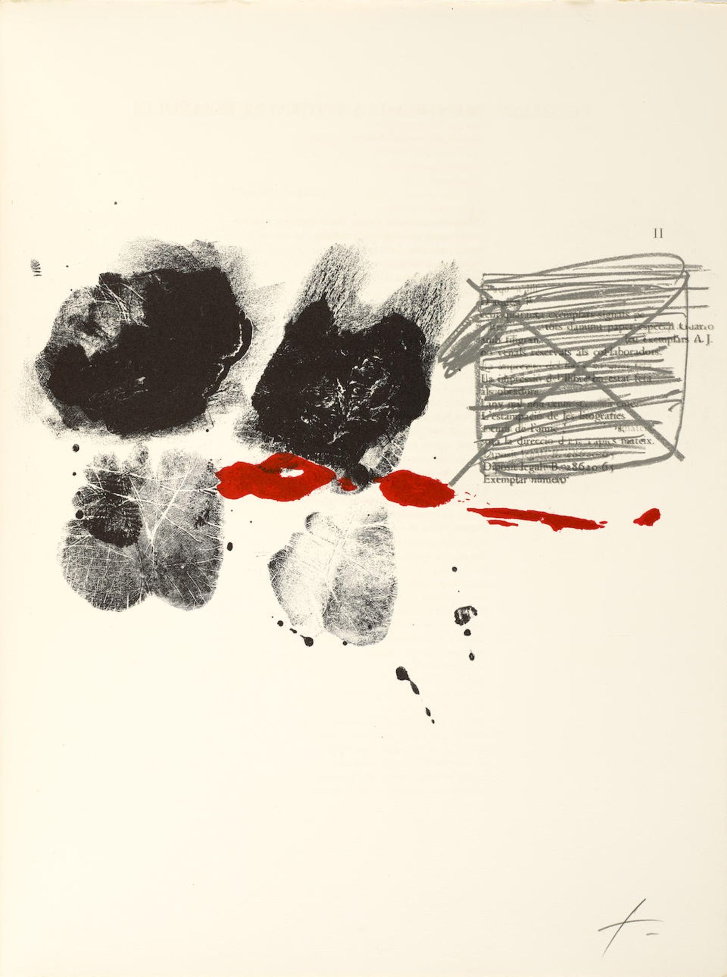 TÀPIES ILLUSTRATED POEMS OF ALBERTI. ANTONI, TÀPIES. 1923-2012; and RAFAEL ALBERTI. 19... - Bild 2 aus 2