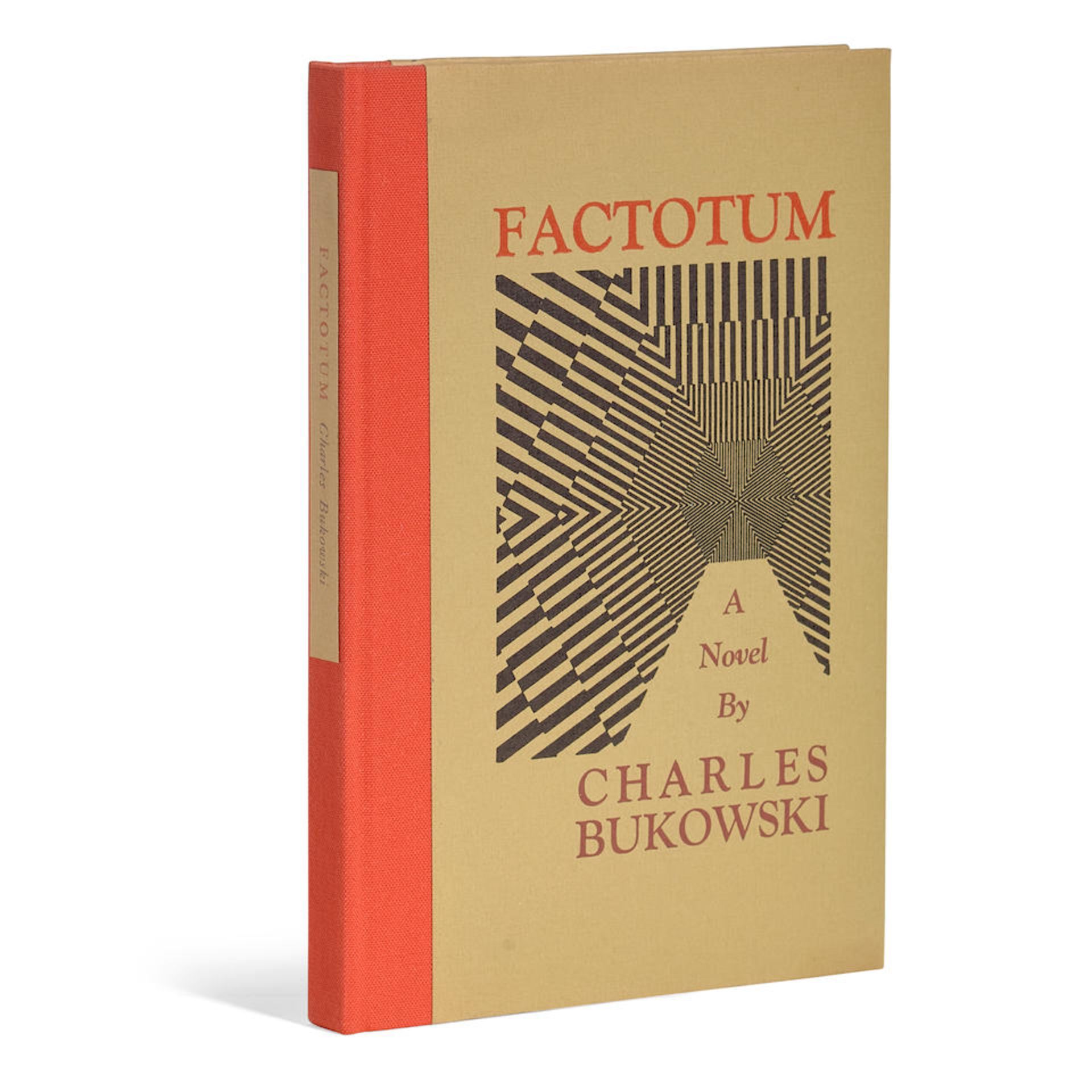 BUKOWSKI, CHARLES. 1920-1994. Factotum. Santa Barbara: Black Sparrow Press, 1975.