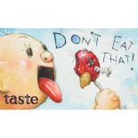 A DAVID SHANNON ILLUSTRATION OF 'TASTE' FROM DAVID SMELLS! SHANNON, DAVID. B.1959. 'Taste / Don'...