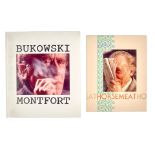 BUKOWSKI, CHARLES & MICHAEL MONTFORT. 2 LIMITED EDITIONS, SIGNED & WITH SKETCHES: