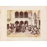 BOURNE PHOTOGRAPH ALBUM OF INDIA. BOURNE, SAMUEL. 1834-1912. 85 photographs of India and environ...