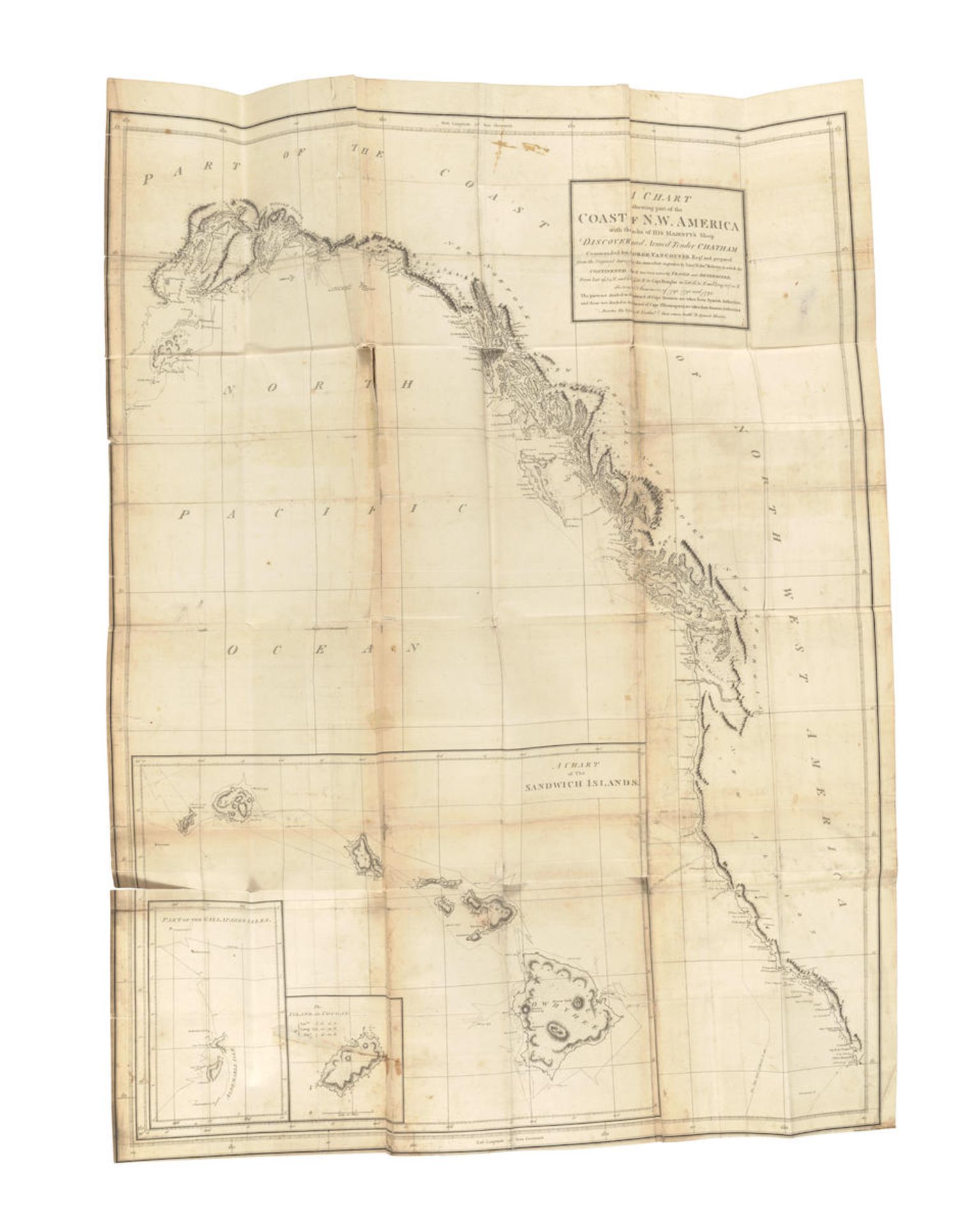 VANCOUVER, GEORGE. 1757-1798. A Voyage of Discovery to the North Pacific Ocean, and Round the Wo...