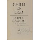 CHILD OF GOD FIRST WITH POIGNANT INSCRIPTION TO ANNIE DELISLE. Child of God. New York: Random Ho...