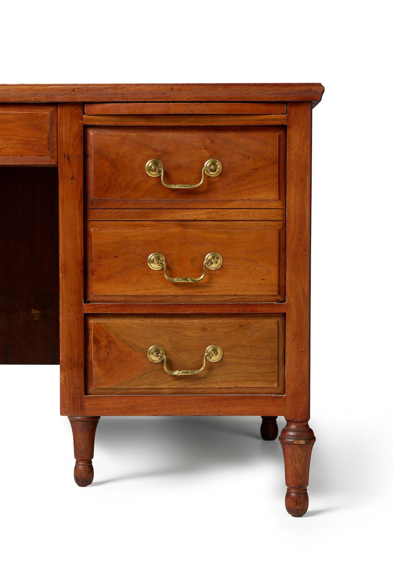 CORMAC MCCARTHY'S WRITING DESK. An antique cherrywood library desk, restored by hand by Cormac M... - Image 8 of 9