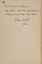 AN UNDERGROUND CLASSIC INSCRIBED TO ANNIE DELISLE. GARRETT, LESLIE. 1932-1993. The Beasts. New Y...