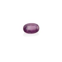 A LOOSE PURPLE SAPPHIRE