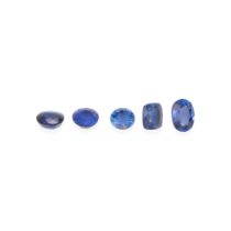 A GROUP OF LOOSE SAPPHIRES