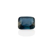 A LOOSE BI-COLOR SAPPHIRE