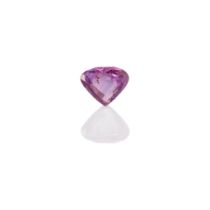 A LOOSE PINK SAPPHIRE