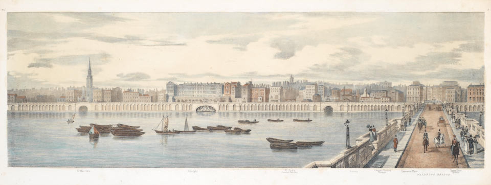 After Thomas Mann Baynes (British, 1794-1854) 'Proposed Improvements on the Bank of the Thames' ... - Bild 8 aus 11
