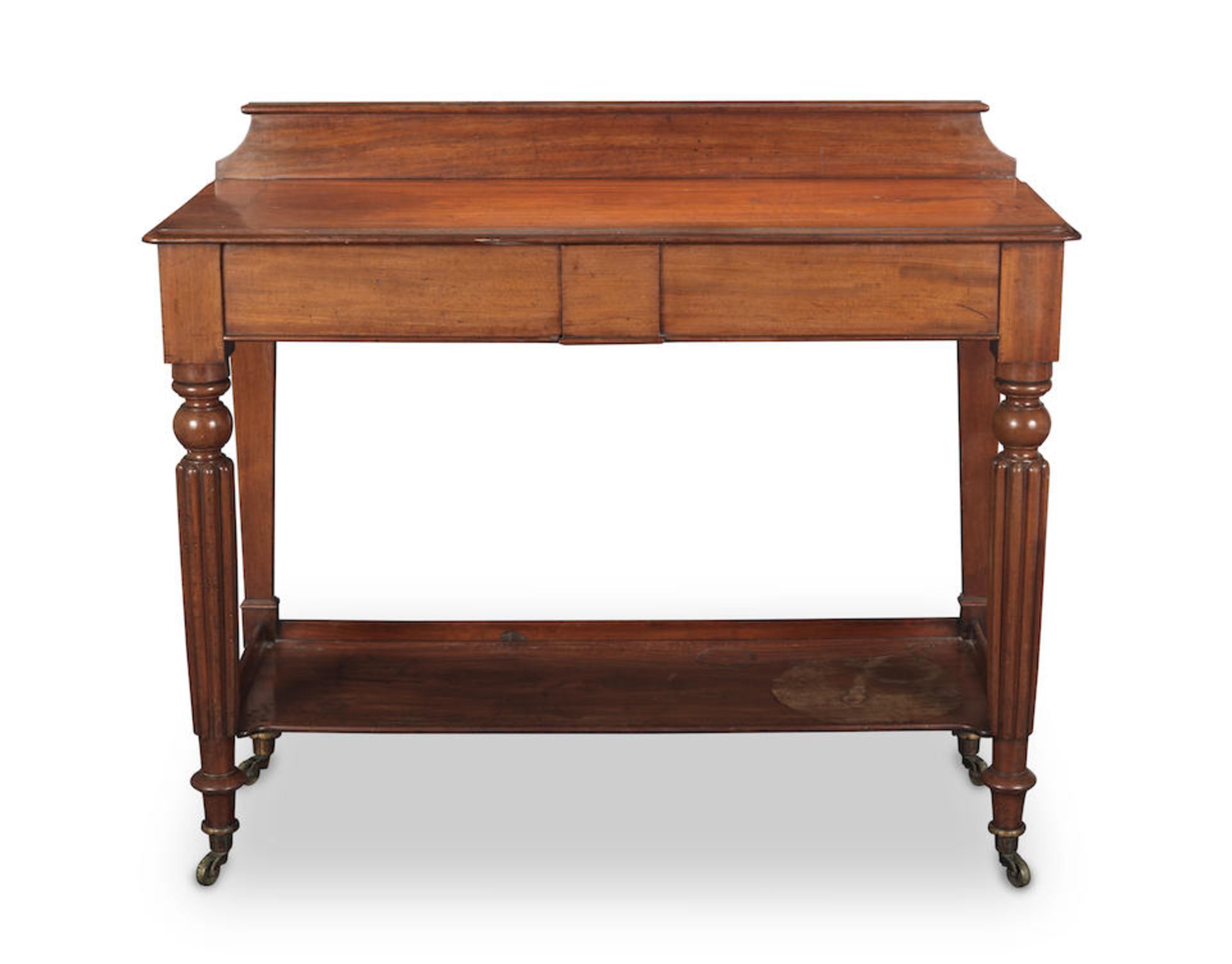 A William IV mahogany serving or side table Circa 1835