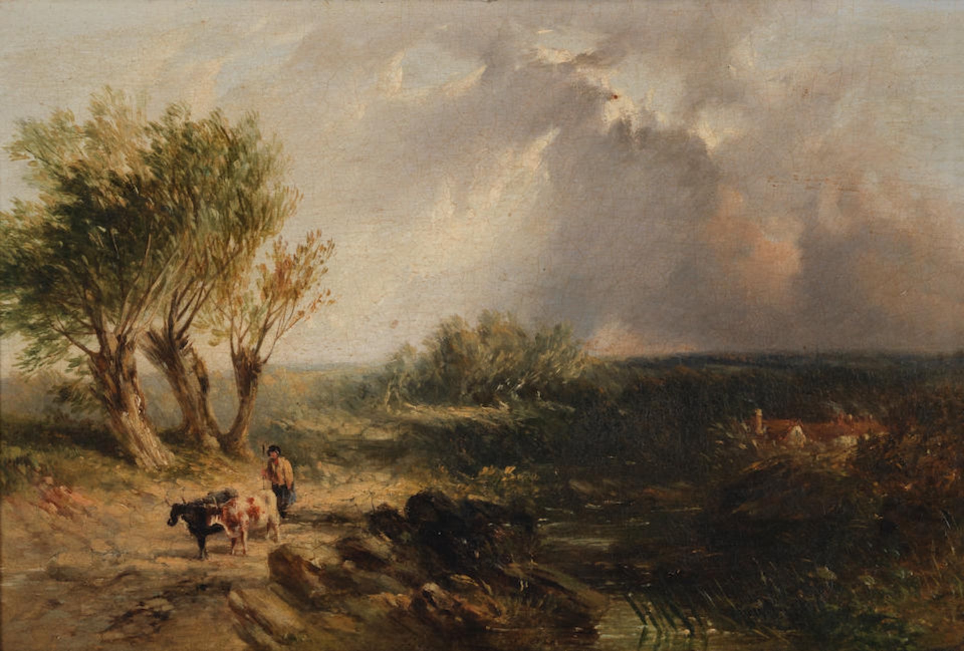 Circle of Edmund John Niemann (British, 1813-1876) Returning the cattle