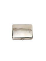 SILVER AND ENAMELLED CONCEALED EROTIC CIGARETTE CASE