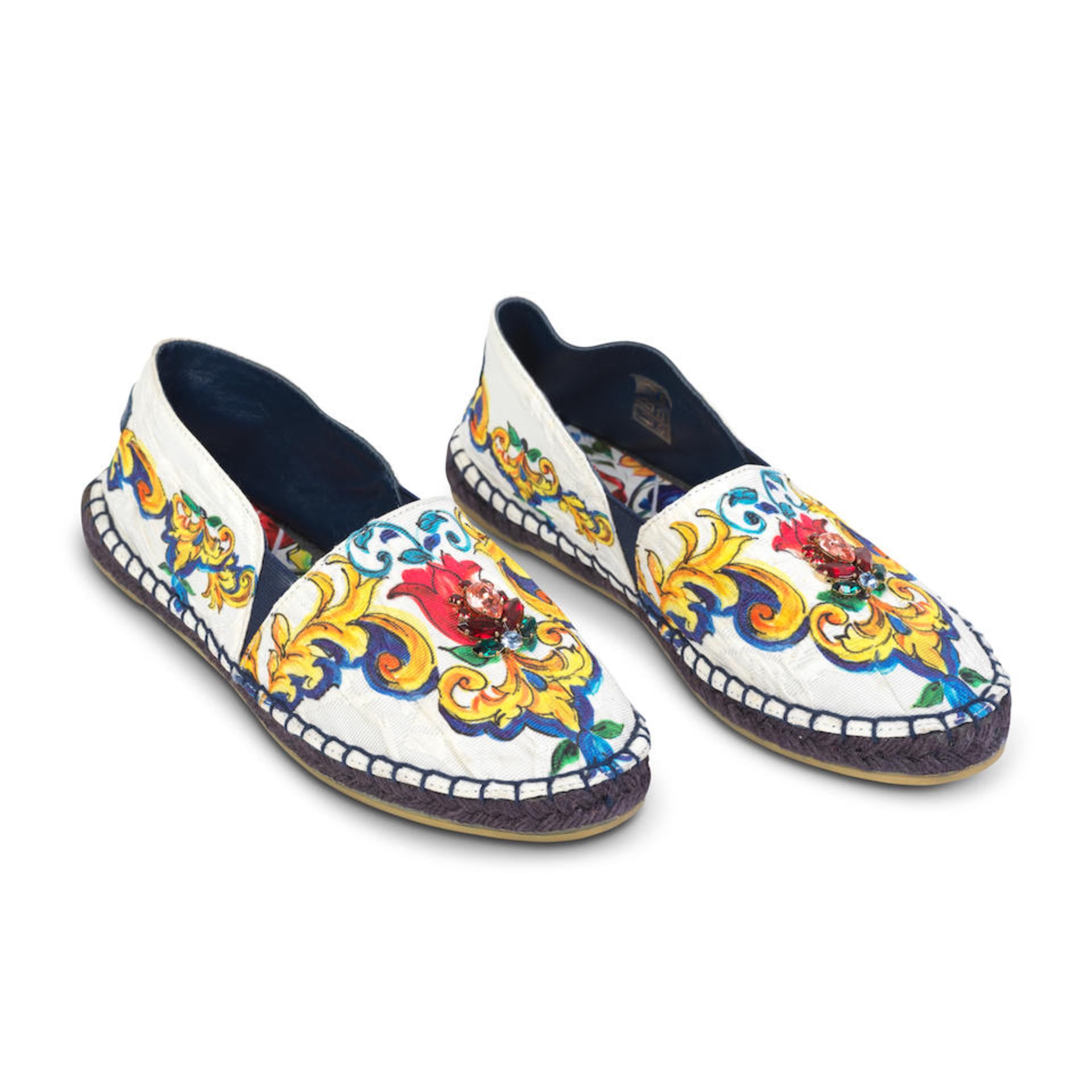 Dolce & Gabbana Bambino: a Pair of Multicolour Espadrilles