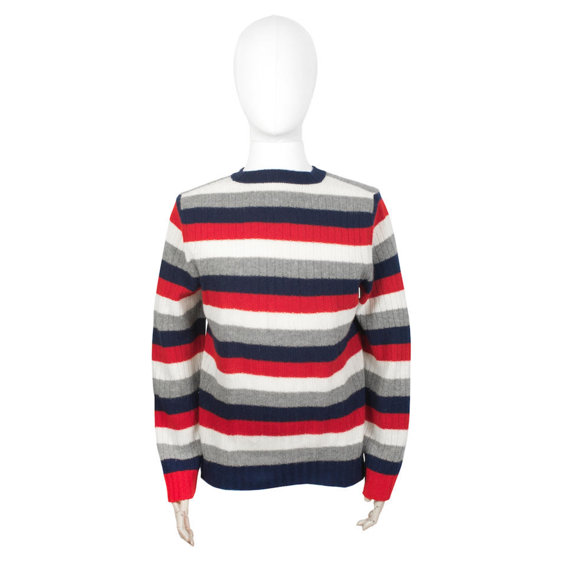 Gucci: a Men's Striped Knitted Cashmere Jumper