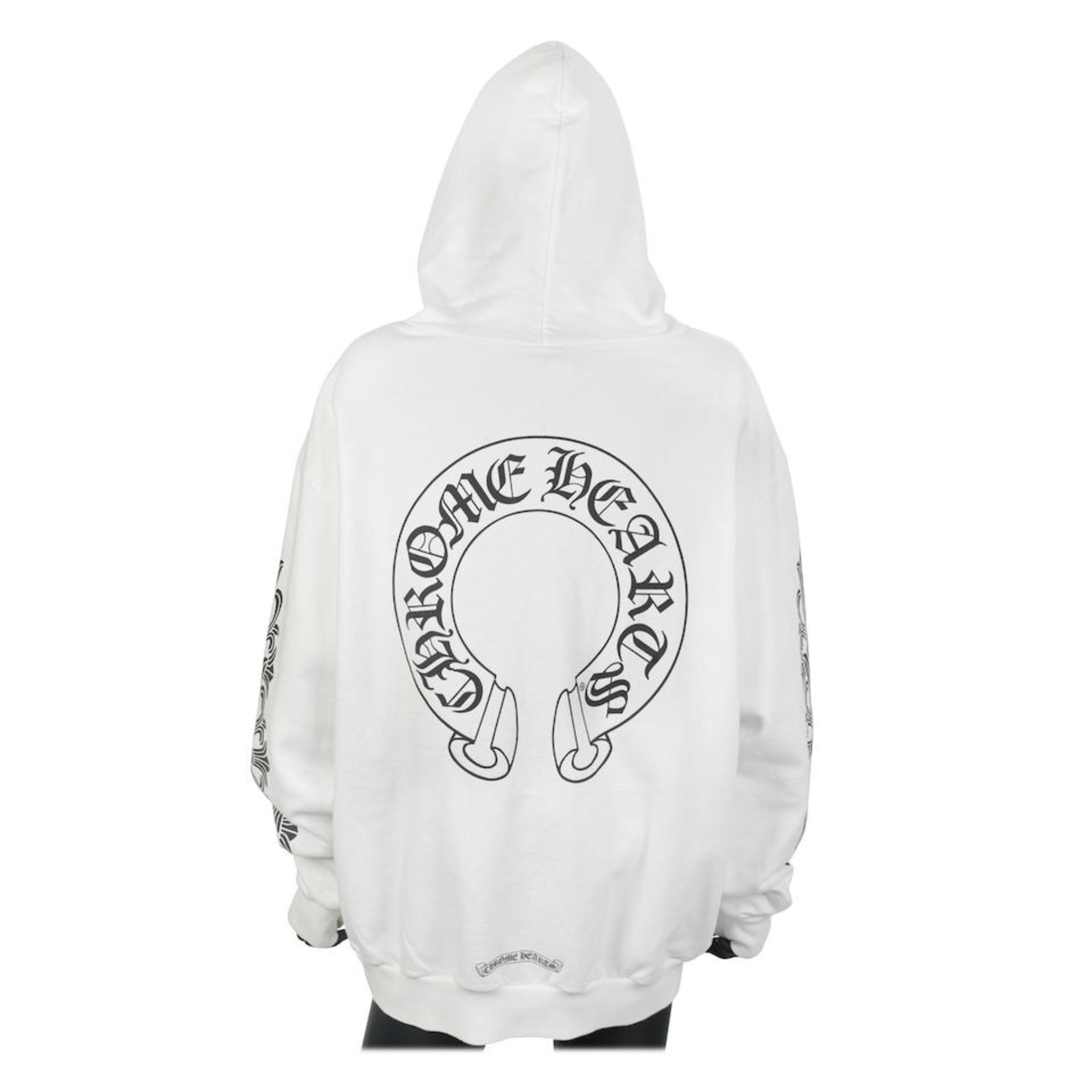 Chrome Hearts: a Men's White Cotton Zipped Hoodie - Bild 2 aus 2