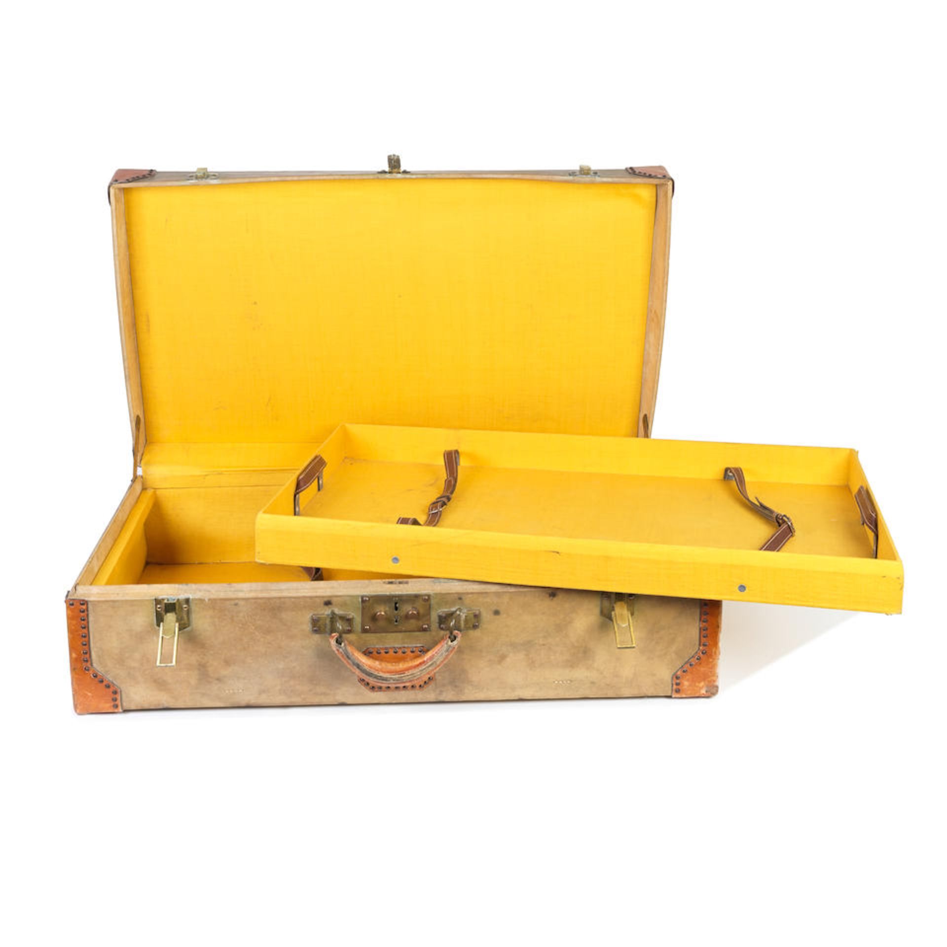 Hermès: a Parchment Suitcase First half of 20th Century - Bild 2 aus 3