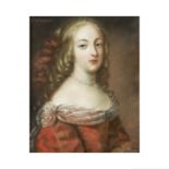 Ecole fran&#231;aise, XVIIIe si&#232;cle Portrait de Fran&#231;oise de Rochechouart (1640-1707),...