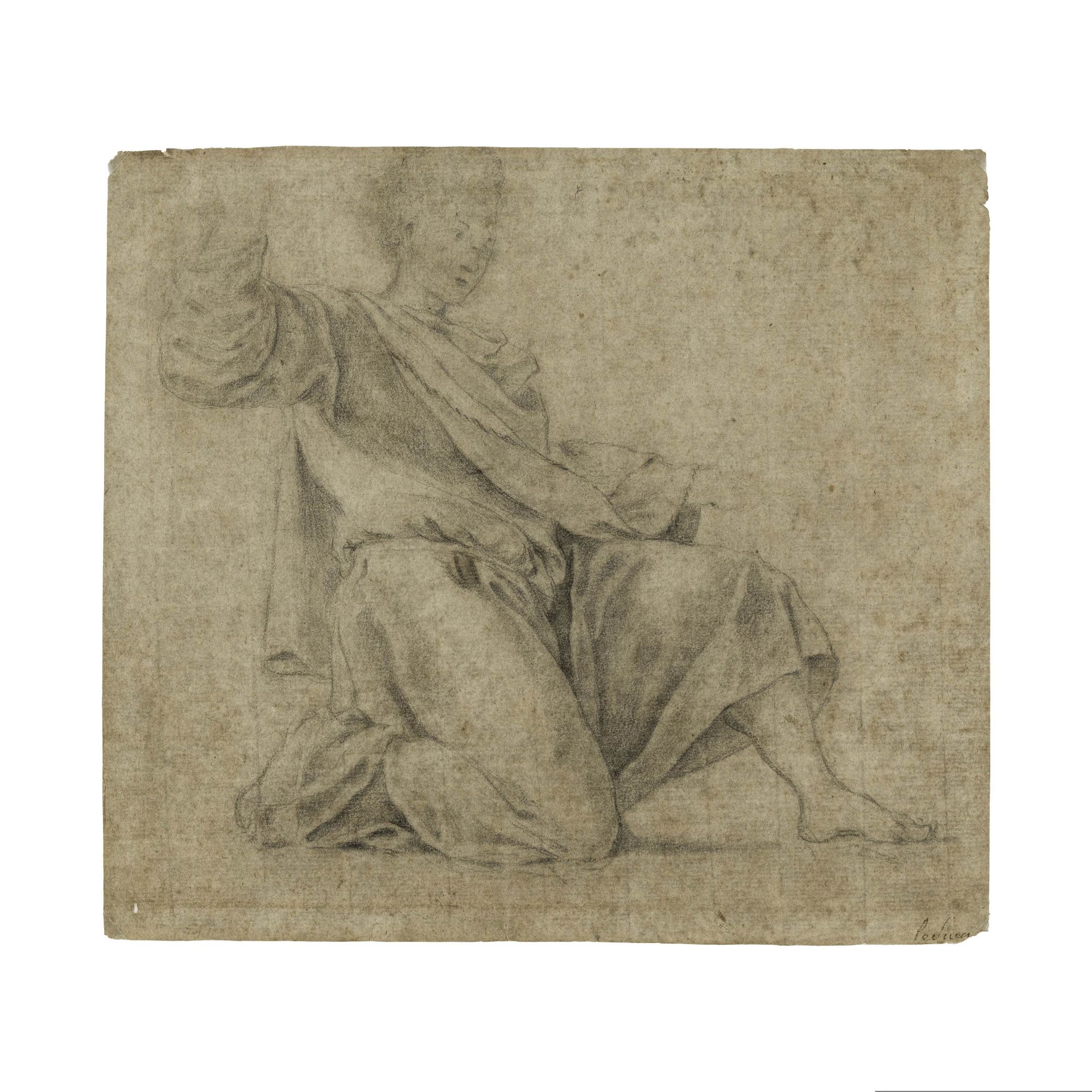Eustache Le Sueur (Paris 1617-1655) Etude de figure