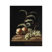 Suiveur de Paul Li&#233;geois (actif in Paris 1705-1765) Nature morte aux raisins