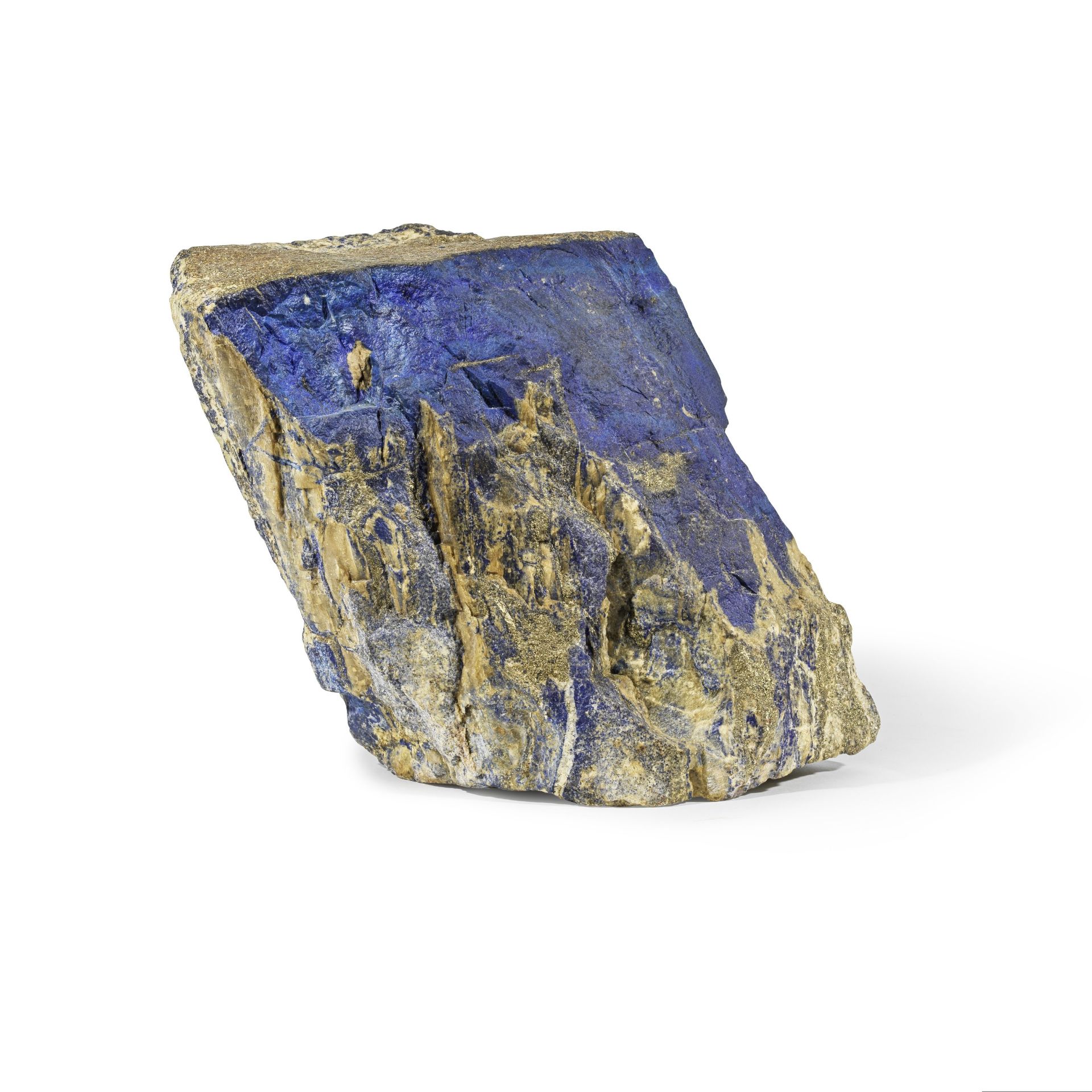 Bloc de Lapis lazuli non poliAn unpolished Lapis lazuli rock