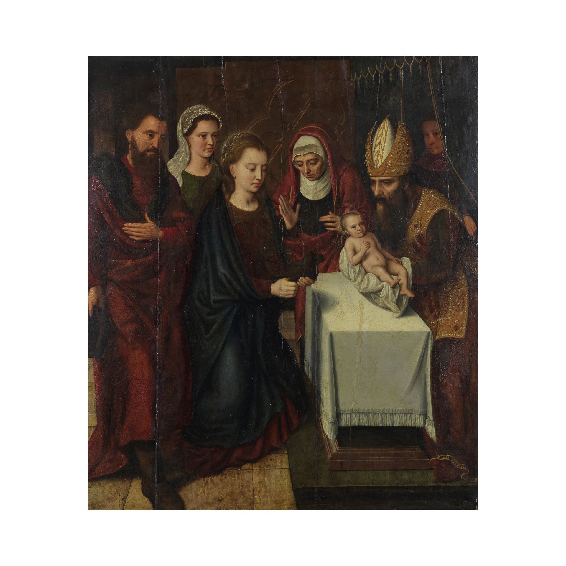 Suiveur de Ambrosius Benson (Bruges vers 1495-1550) Presentation de Christ au Temple