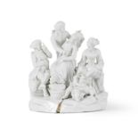 Groupe en blanc italien napolitain, Real Fabbrica Ferdinandea, circa 1780An Italian Real Fabbric...