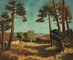 ROLAND OUDOT (1897-1981) Paysage landais (Painted in 1927)