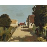 ROLAND OUDOT (1897-1981) Rue de village