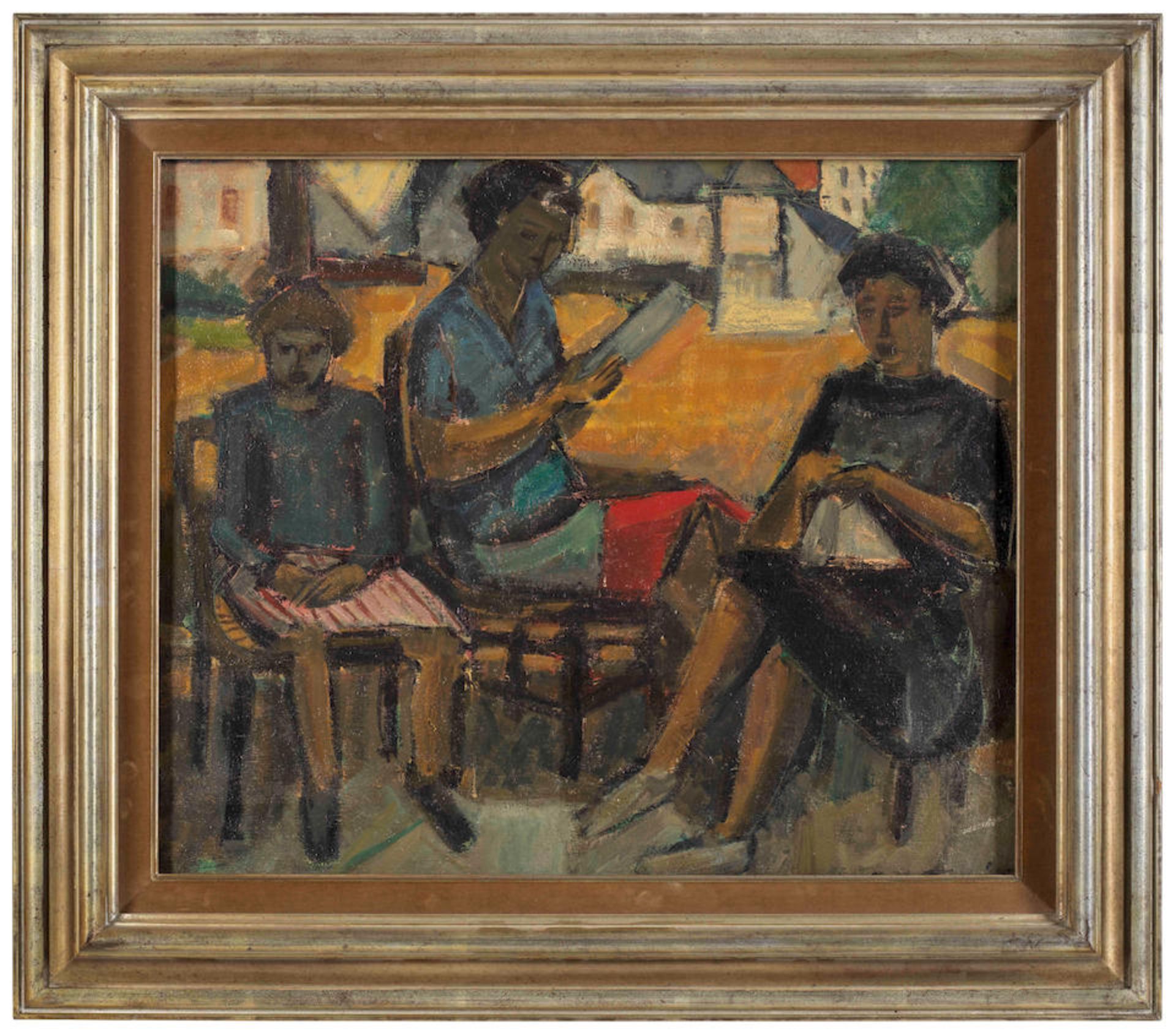 ROGER MONTANÉ (1916-2002) Trois femmes assises (Painted in 1954) - Bild 2 aus 2