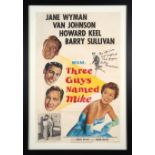 Three Guys Named Mike Vintage Poster United States, 1951,
