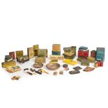 Collection of Fifty-two Lithographed Tin Tobacco Boxes and Assorted Tobacco-related Items, Late ...