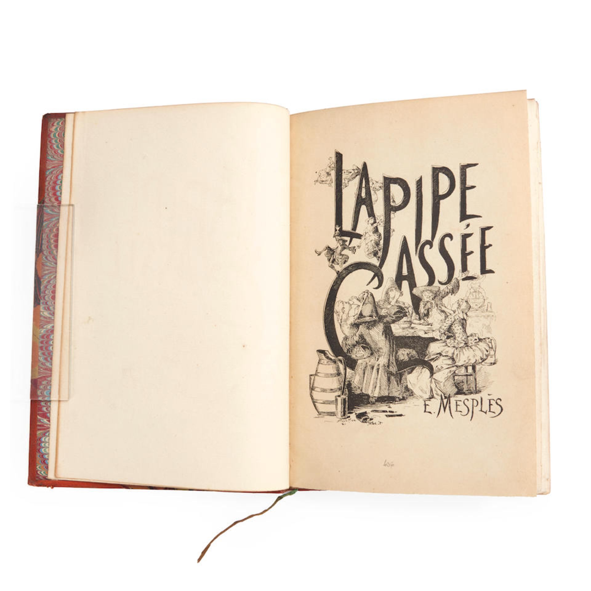 MESPLES, PAUL-EUGENE. 1849-1924. La Pipe Cassee: Poeme Epitragipoissardiheroicomique. Paris: The... - Bild 4 aus 4