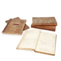 Five 18th Century Ledger Books.