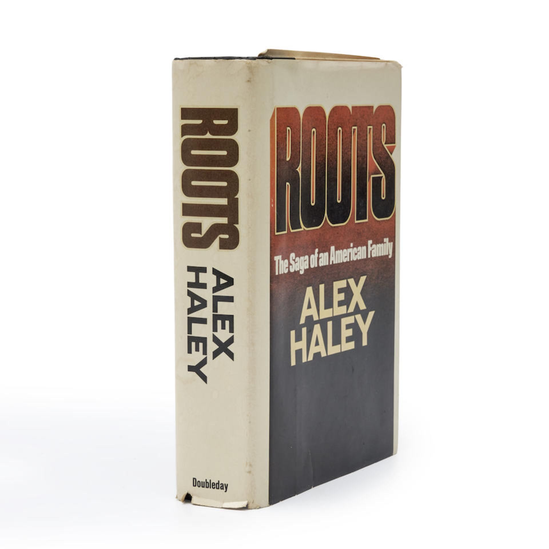 HALEY, ALEX. 1921-1992. Roots: The Saga of an American Family. Garden City, N.Y.: Doubleday & Co...