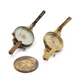 Two Unmarked Surveyor's Vernier Compasses, 19th century,