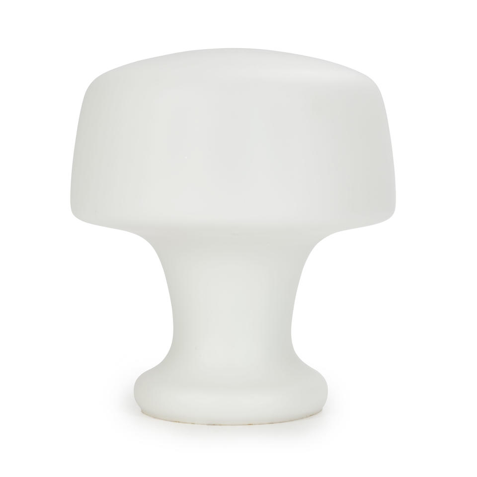 GILBERT OPAQUE WHITE GLASS TABLE LAMP