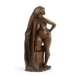 CONTEMPORARY BRONZE OF A NUDE MODEL