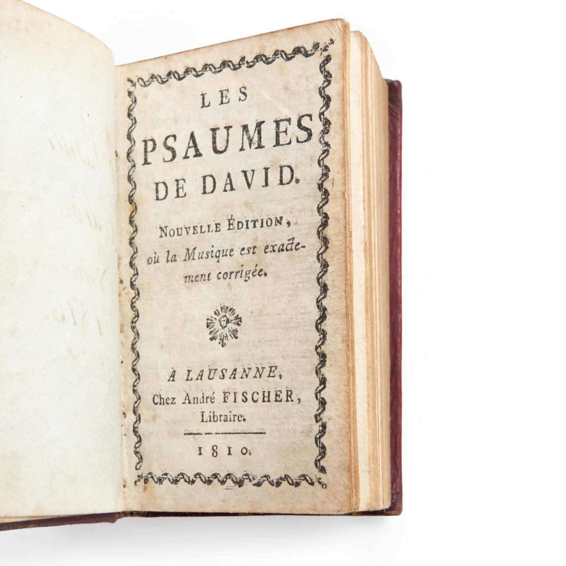 BOOK OF PSALMS. Psaumes de David. Nouvelle edition, ou la musique est exactement corrigee. Laus... - Bild 3 aus 3